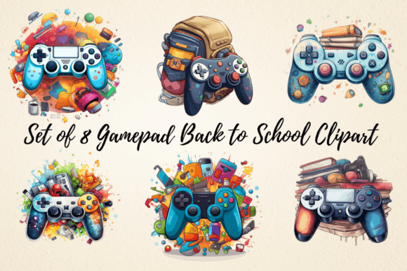 Download Gamepad Back to School Clipart - Premium Resources